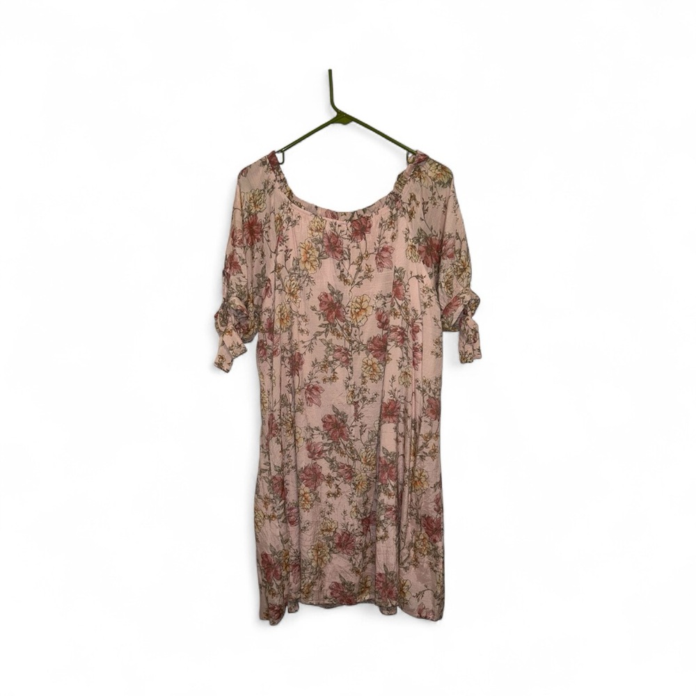 NAIF Floral Blush Mini Dress - Picture 6 of 10